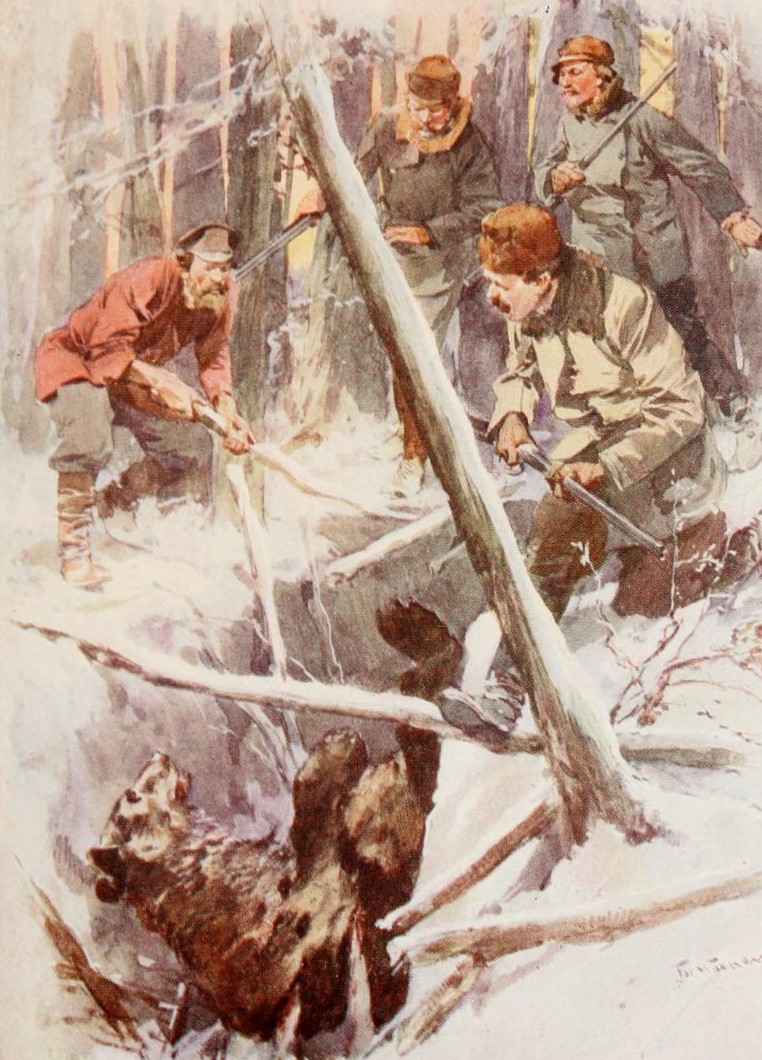 Фредерик де Ханен (фр.) Медвежий капкан в России, около 1913 г.